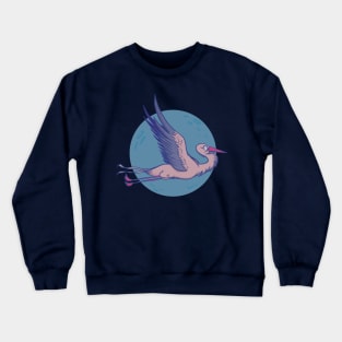 Moonlight flight Crewneck Sweatshirt